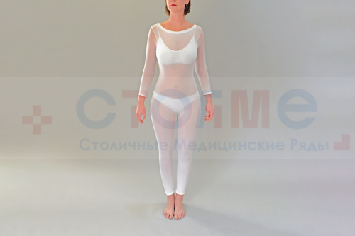Костюм для LPG массажа, L, белый, 1 шт/упк Костюм для LPG массажа, L, белый, 1 шт/упк