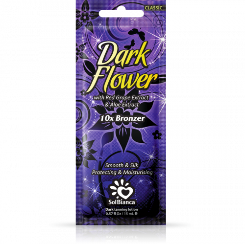 Крем Dark Flower с экстрактами винограда, алоэ и бронзаторами SolBianca, 15 мл, 1 шт/упк