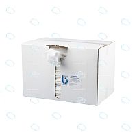 Салфетки безворсовые S-WIPE универсальные 34х49см цвет белый с рисунком в картонном диспенсере 1000 штук