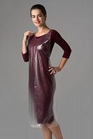 Фартук из полиэтилена, 120х70 см, прозрачный, 50 шт/упк