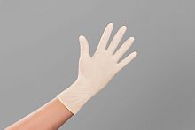 Перчатки медицинские латексные неопудренные Safe&Care, L, Прозрачный, 100 шт/упк